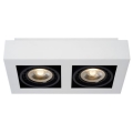 Lucide 09120/24/31 - LED Prigušiva reflektorska svjetiljka ZEFIX 2xGU10/12W/230V bijela