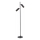 Lucide 09739/02/30 - Podna lampa CLUBS 2xGU10/40W/230V crna