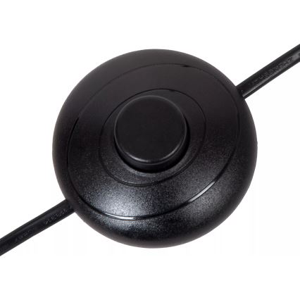 Lucide 09739/02/30 - Podna lampa CLUBS 2xGU10/40W/230V crna