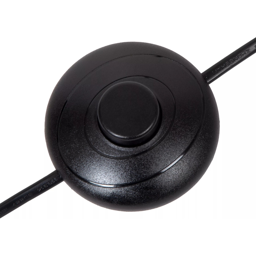 Lucide 09739/02/30 - Podna lampa CLUBS 2xGU10/40W/230V crna