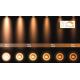 Lucide 09921/12/30 - LED Prigušiva reflektorska svjetiljka FEDLER 1xGU10/12W/230V 2200-3000K CRI95 crna