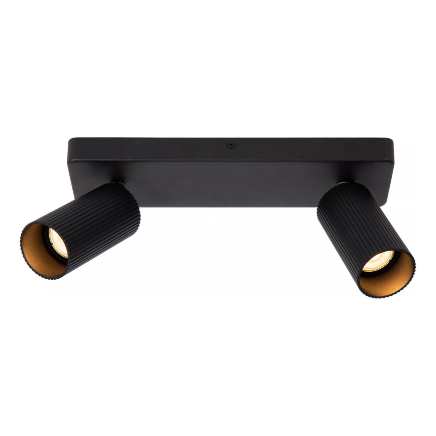 Lucide 09939/02/30 - Stropni reflektor CLUBS 2xGU10/40W/230V crna