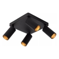 Lucide 09939/14/30 - Reflektor CLUBS 4xGU10/40W/230V crni