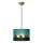 Lucide 10409/01/33 - Luster na sajli EXTRAVAGANZA TUSSE 1xE27/60W/230V zelena