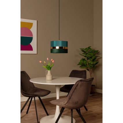 Lucide 10409/01/33 - Luster na sajli EXTRAVAGANZA TUSSE 1xE27/60W/230V zelena