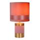 Lucide 10500/81/66 - Stolna lampa EXTRAVAGANZA FRIZZLE 1xE14/40W/230V ružičasta