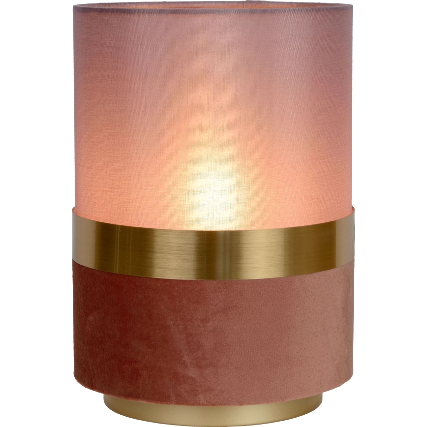 Lucide 10508/01/66 - Stolna lampa EXTRAVAGANZA TUSSE 1xE14/40W/230V ružičasta