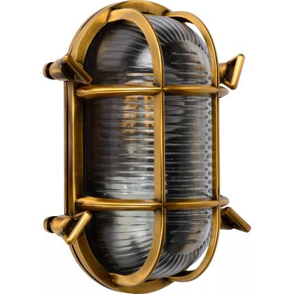 Lucide 11891/20/02 - Vanjska zidna svjetiljka DUDLEY 1xE27/40W/230V IP65 zlatna