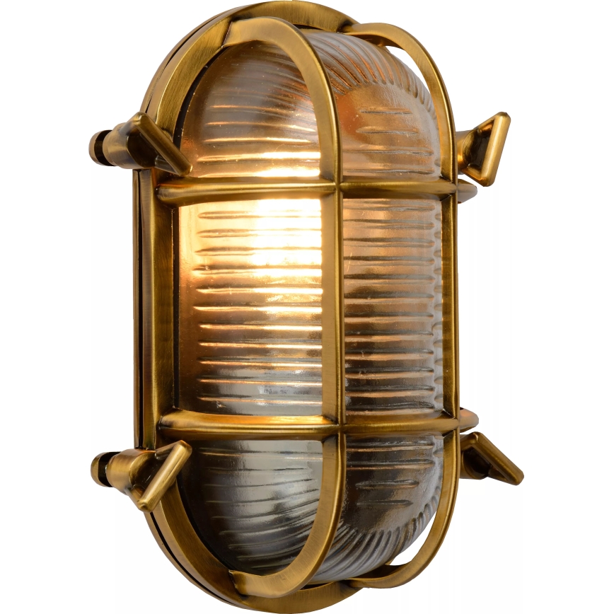 Lucide 11891/20/02 - Vanjska zidna svjetiljka DUDLEY 1xE27/40W/230V IP65 zlatna