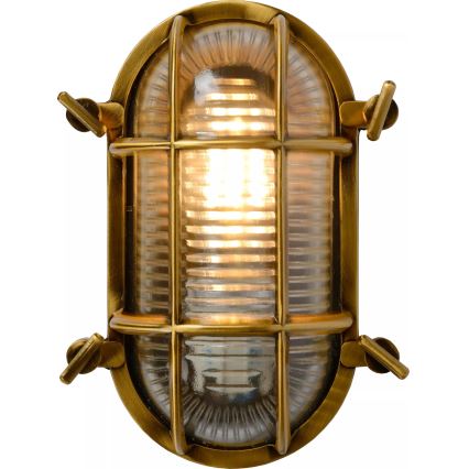 Lucide 11891/20/02 - Vanjska zidna svjetiljka DUDLEY 1xE27/40W/230V IP65 zlatna