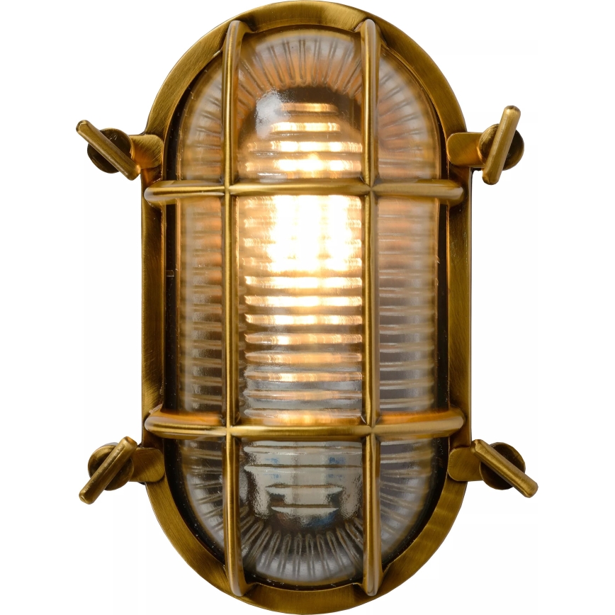Lucide 11891/20/02 - Vanjska zidna svjetiljka DUDLEY 1xE27/40W/230V IP65 zlatna