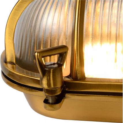 Lucide 11891/20/02 - Vanjska zidna svjetiljka DUDLEY 1xE27/40W/230V IP65 zlatna