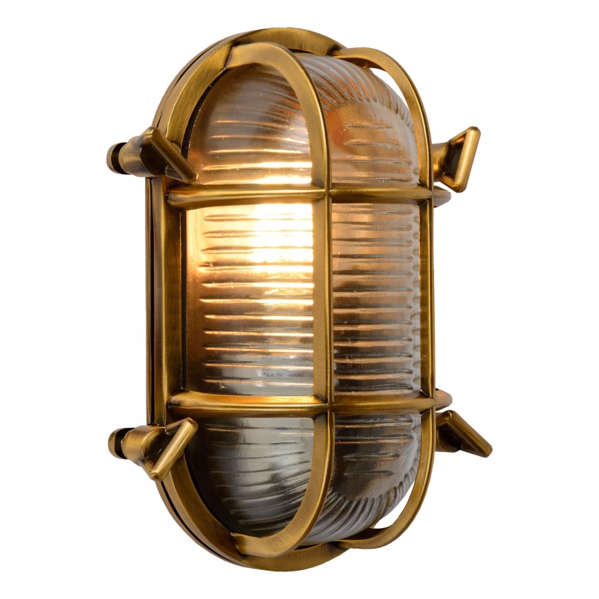 Lucide 11891/20/02 - Vanjska zidna svjetiljka DUDLEY 1xE27/40W/230V IP65 zlatna