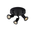 Lucide 11903/15/30 - LED reflektorska svjetiljka  JASTER-LED 3xGU10/5W/230V crno