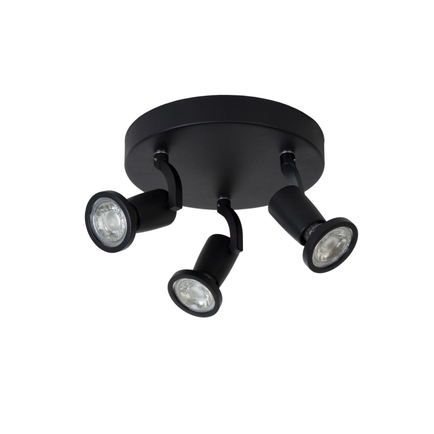 Lucide 11903/15/30 - LED reflektorska svjetiljka  JASTER-LED 3xGU10/5W/230V crno