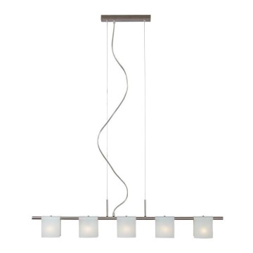 Lucide 12466/25/12 - Luster na sajli OLAF 5xG9/40W/230V