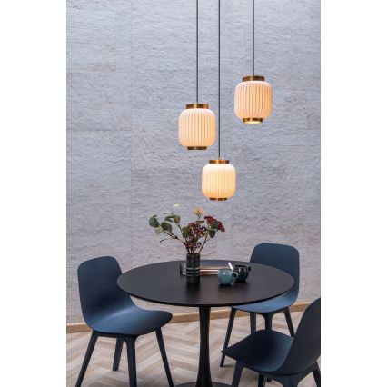 Lucide 13435/03/31 - Luster na sajli GOSSE 3xE27/40W/230V porculan