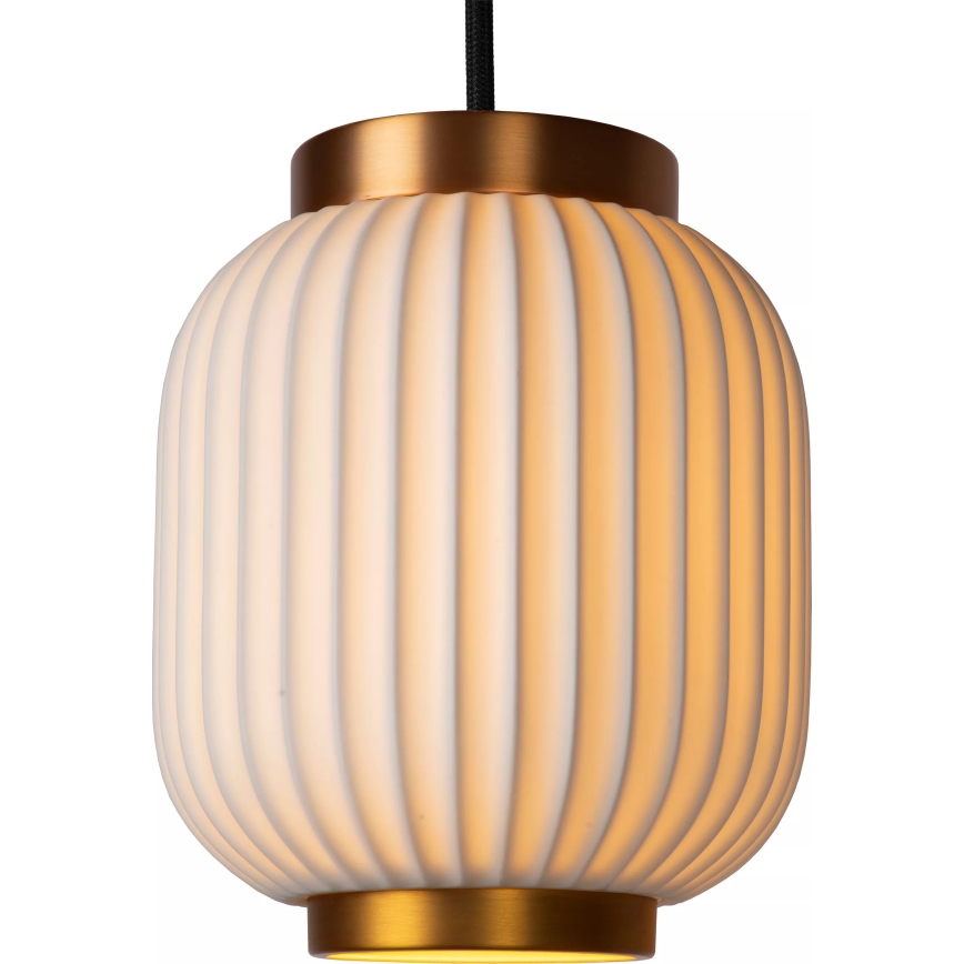 Lucide 13435/03/31 - Luster na sajli GOSSE 3xE27/40W/230V porculan