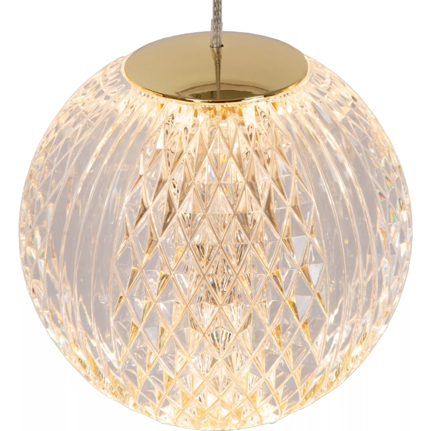 Lucide 13499/13/60 - LED Prigušivi luster na sajli CINTRA 3xLED/4,7W/230V zlatna