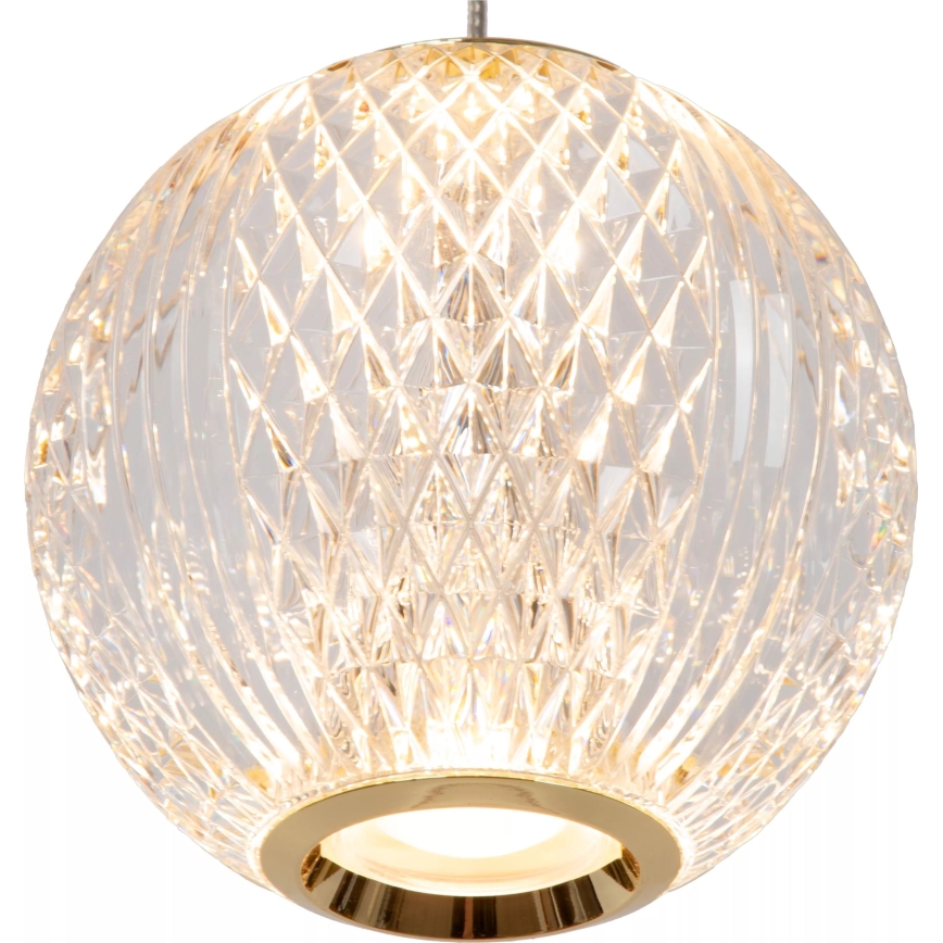 Lucide 13499/13/60 - LED Prigušivi luster na sajli CINTRA 3xLED/4,7W/230V zlatna