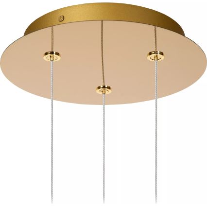 Lucide 13499/13/60 - LED Prigušivi luster na sajli CINTRA 3xLED/4,7W/230V zlatna
