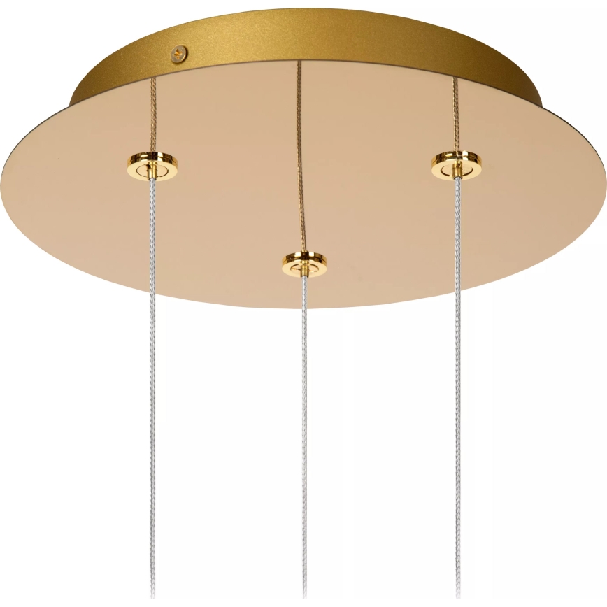 Lucide 13499/13/60 - LED Prigušivi luster na sajli CINTRA 3xLED/4,7W/230V zlatna