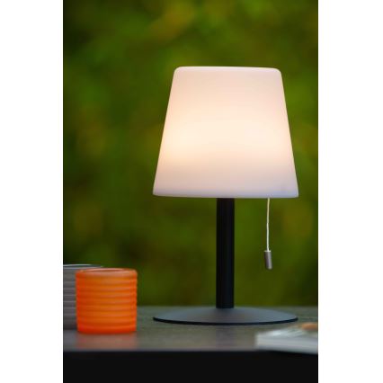 Lucide 13815/02/99 - LED RGBW Prigušiva vanjska lampa RIO LED/1,8W/3,7V USB IP44 1800 mAh crna