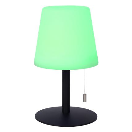Lucide 13815/02/99 - LED RGBW Prigušiva vanjska lampa RIO LED/1,8W/3,7V USB IP44 1800 mAh crna