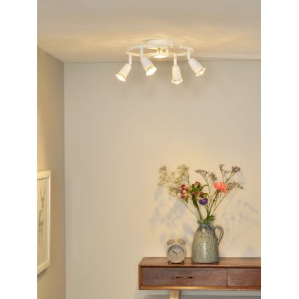 Lucide 13957/24/31 - LED reflektorska svjetiljka  BINGO-LED 5xGU10/5W/230V bijela