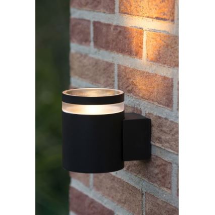Lucide 14880/05/30 - LED vanjsko zidno svjetlo s prigušivanjem BASCO 1xGU10/4,5W/230V IP54