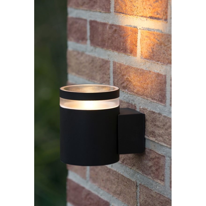 Lucide 14880/05/30 - LED vanjsko zidno svjetlo s prigušivanjem BASCO 1xGU10/4,5W/230V IP54