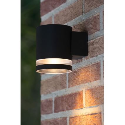 Lucide 14880/05/30 - LED vanjsko zidno svjetlo s prigušivanjem BASCO 1xGU10/4,5W/230V IP54