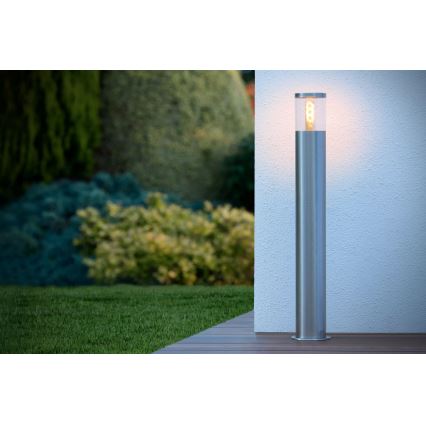 Lucide 14899/80/12 - Vanjska lampa FEDOR 1xE27/40W/230V IP44 79 cm mat krom