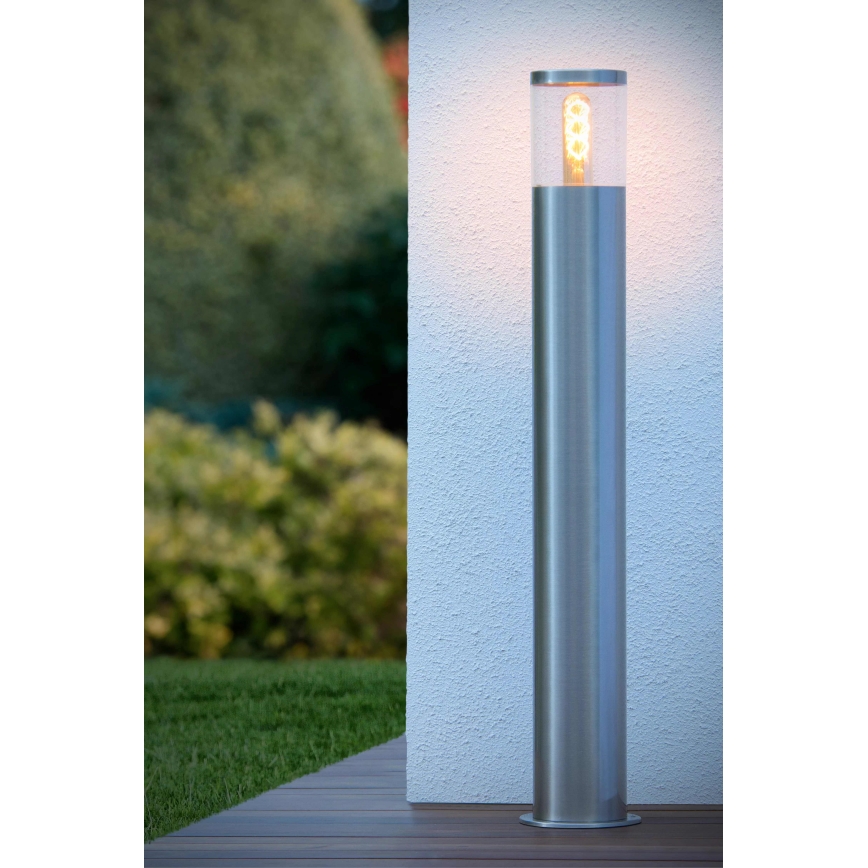 Lucide 14899/80/12 - Vanjska lampa FEDOR 1xE27/40W/230V IP44 79 cm mat krom