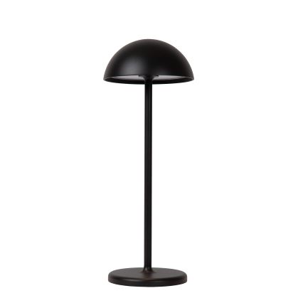 Lucide 15500/02/30 - LED Prigušiva dodirna vanjska lampa JOY LED/1,5W/3,7V USB IP54 2200 mAh crna