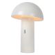 Lucide 15599/06/31 - LED Prigušiva stolna lampa FUNGO LED/7,5W/230V bijela