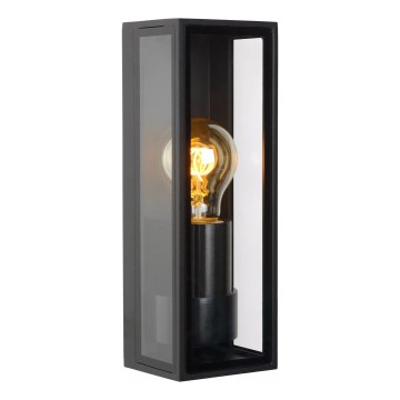 Lucide 15802/01/30 - Vanjska zidna svjetiljka DUKAN 1xE27/15W/230V IP65 crna