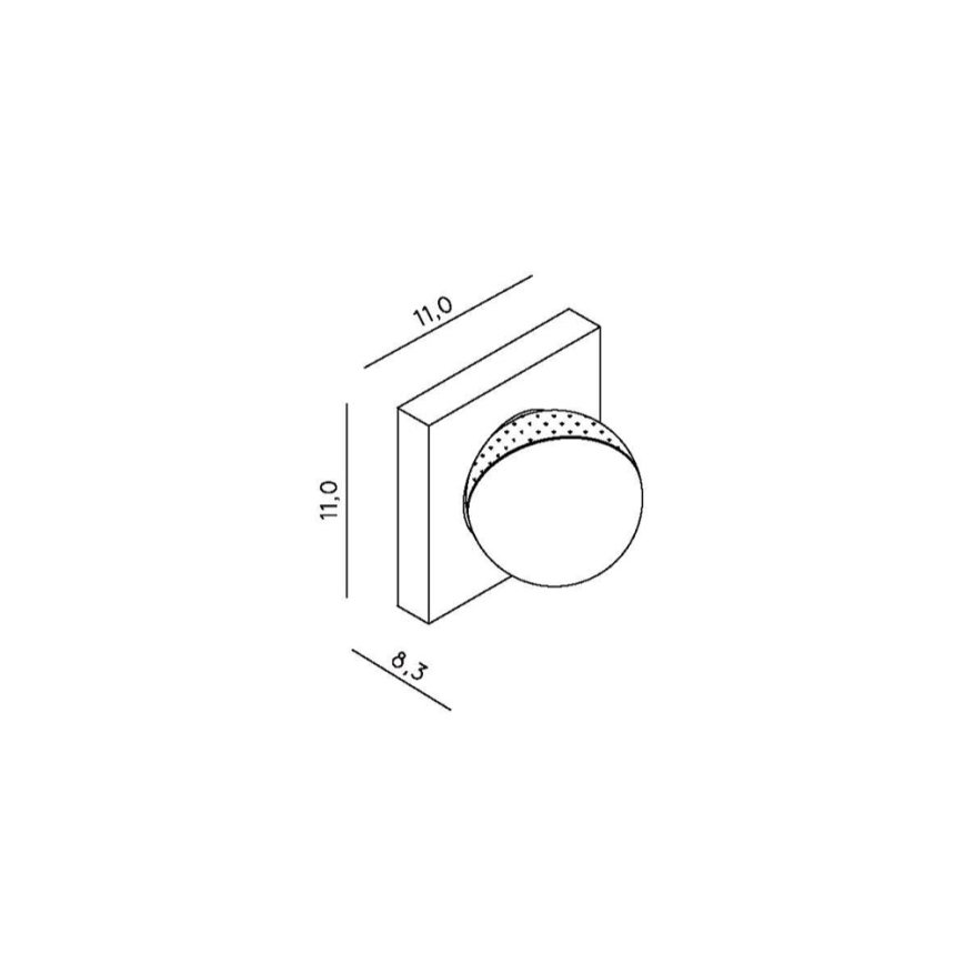 Lucide 17295/04/31 - LED Zidna svjetiljka PHIL LED/4W/230V