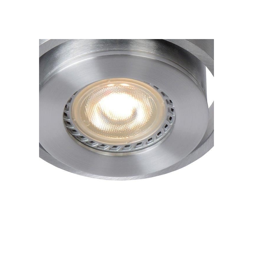 Lucide 17906/16/12 - LED Prigušiva reflektorska svjetiljka 3xGU10/5W/230V mat krom