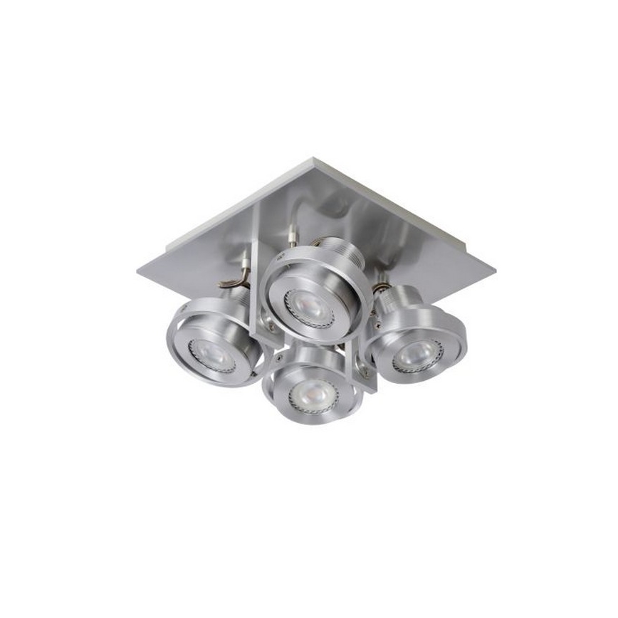 Lucide 17906/21/12 - LED Prigušiva reflektorska svjetiljka LANDA 4xGU10/5W/230V mat krom