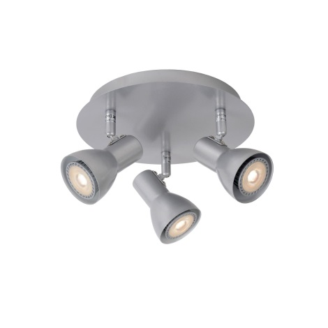 Lucide 17942/15/36 - LED Reflektorska svjetiljka LAURA-LED 3xGU10/5W/230V sivo