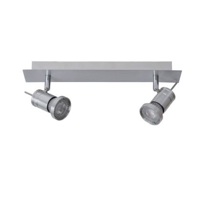 Lucide 17990/10/12 - LED reflektorska svjetiljka TWINNY-LED 2xGU10/4,5W/230V mat krom