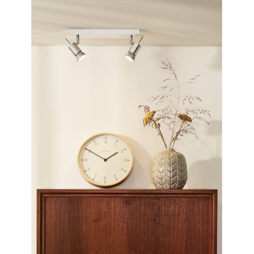 Lucide 17990/10/12 - LED reflektorska svjetiljka TWINNY-LED 2xGU10/4,5W/230V mat krom
