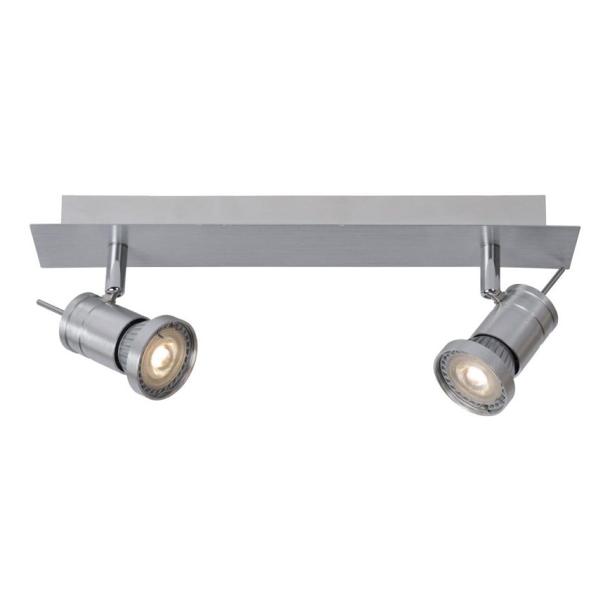 Lucide 17990/10/12 - LED reflektorska svjetiljka TWINNY-LED 2xGU10/4,5W/230V mat krom