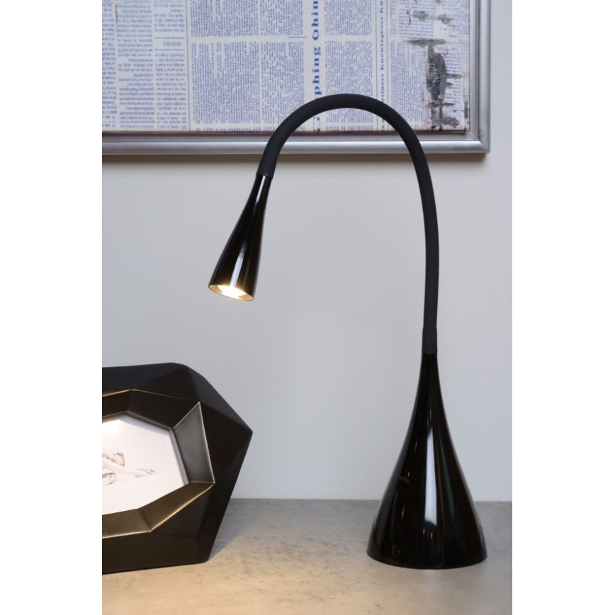 Lucide 18650/03/30 - LED Prigušiva stolna lampa na dodir ZOZY LED/4W/230V crna
