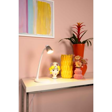 Lucide 18660/05/31 - LED Stolna lampa LUDO LED/4,5W/230V bijela