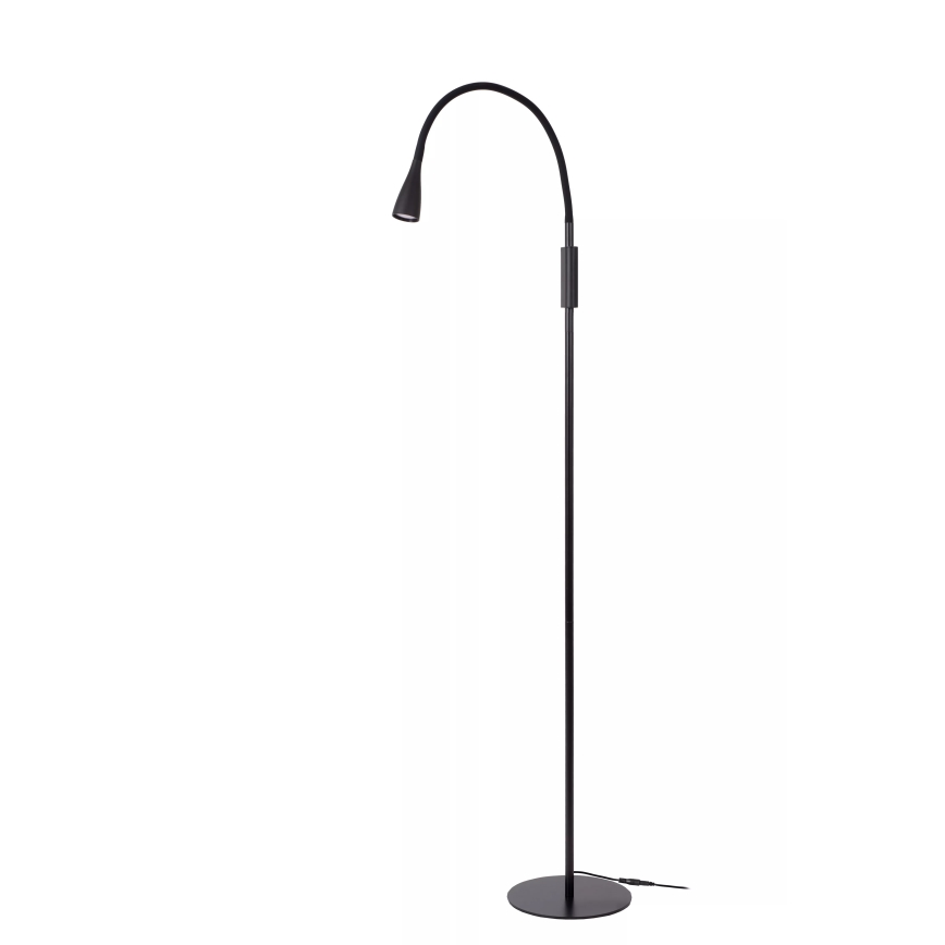Lucide 18756/03/30 - LED Prigušiva fleksibilna dodirna podna lampa ZOZY LED/4W/230V crna