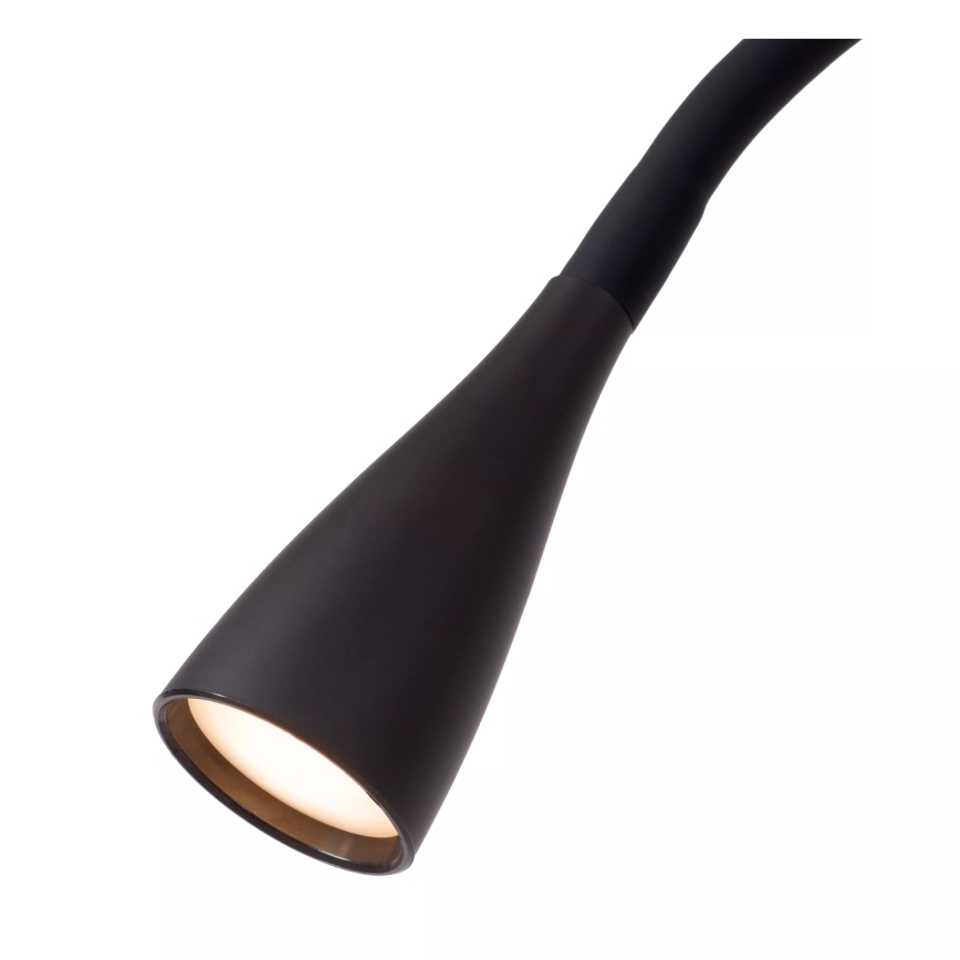 Lucide 18756/03/30 - LED Prigušiva fleksibilna dodirna podna lampa ZOZY LED/4W/230V crna