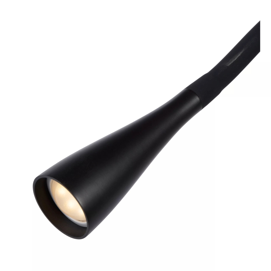 Lucide 18756/03/30 - LED Prigušiva fleksibilna dodirna podna lampa ZOZY LED/4W/230V crna