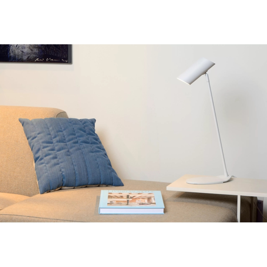 Lucide 19600/01/31 - Stolna lampa HESTER 1xGU10/7W/230V bijela